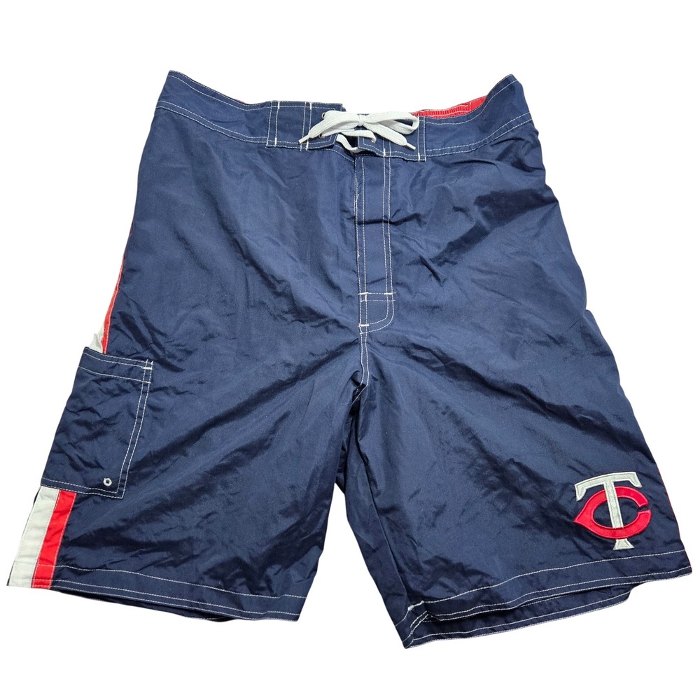 Minnesota Twins MLB Mens Navy Blue Board Shorts Swim Trunks XL 58WLI1097